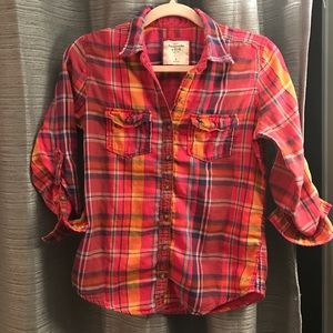 Abercrombie plaid shirt